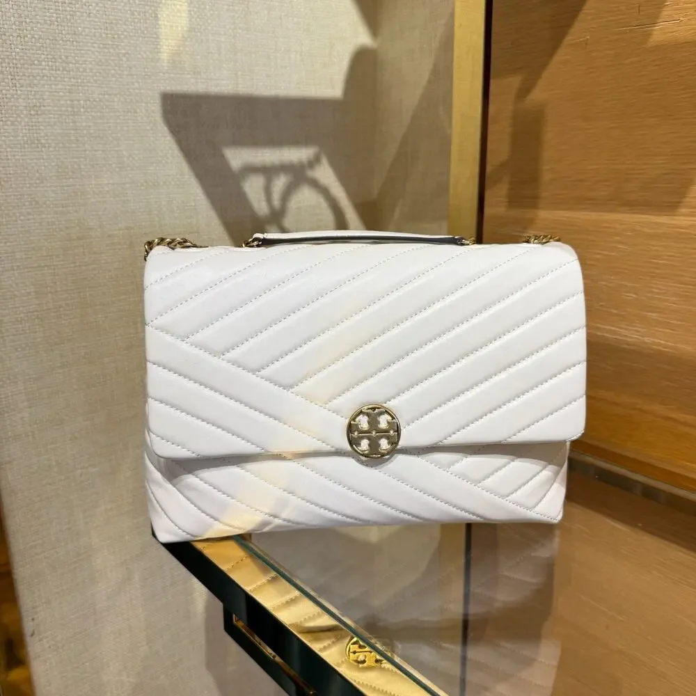 NEW‼️Tory Burch Willa Chevron Large Shoulder Bag 187337 $625